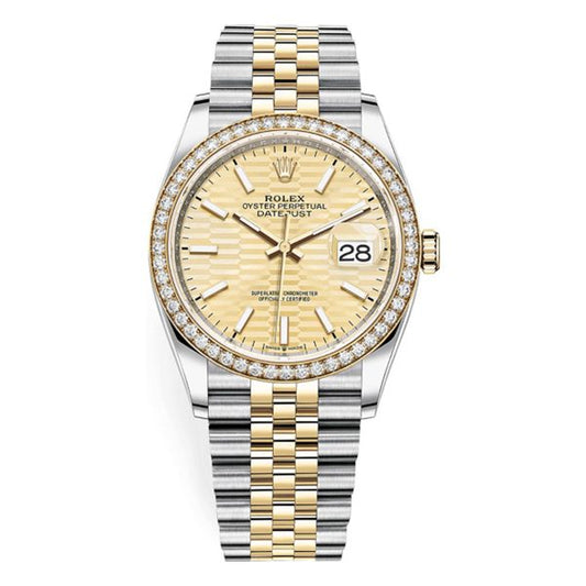 Rolex | Datejust Gflmij Golden Fluted Dial - Free & Fast UAE Shipping