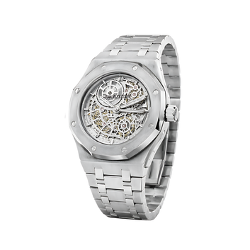 Audemars Piguet Watch | Audemars Piguet Royal Oak Jumbo Extra-Thin Openworked Silver