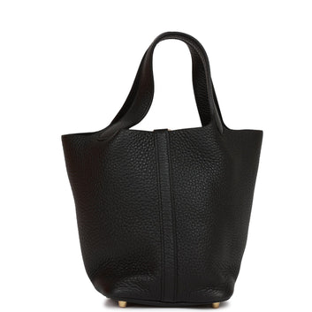 Hermès | Picotin Lock 18 Black Clemence - Free & Fast UAE Shipping