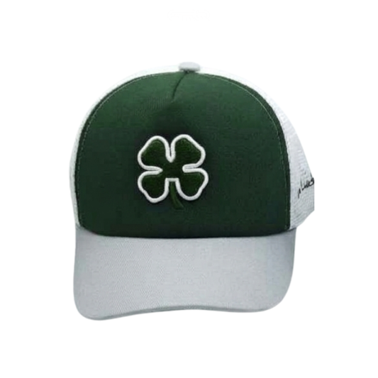 Black Clover Cap | Green White Grey - View 2