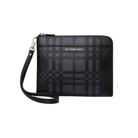 Burberry Wrist Pouch | checkered leather - View 1