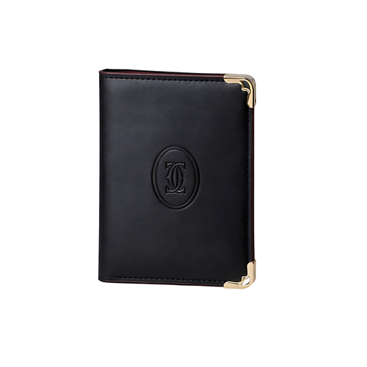 Cartier Wallet | Black Leather - View 1