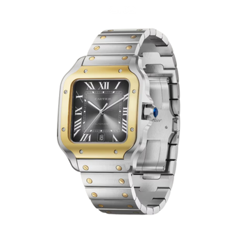 Cartier Watch | Santos de Cartier Two-Tone Large Golden