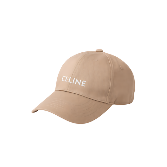 Celine Embroidered Cap - Dull Brown - View 1