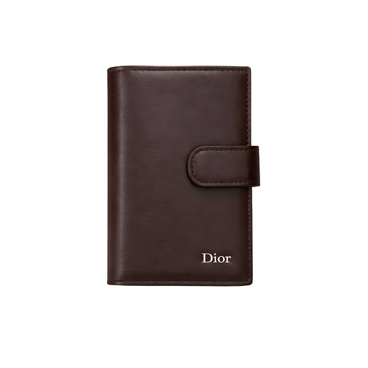 Dior Wallet | Brown Leather - View 1