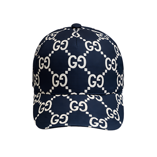 Gucci GG Logo Jumbo Cap - Blue - View 2