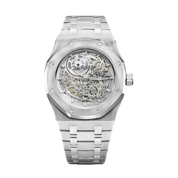Audemars Piguet Watch | Audemars Piguet Royal Oak Jumbo Extra-Thin Openworked Silver