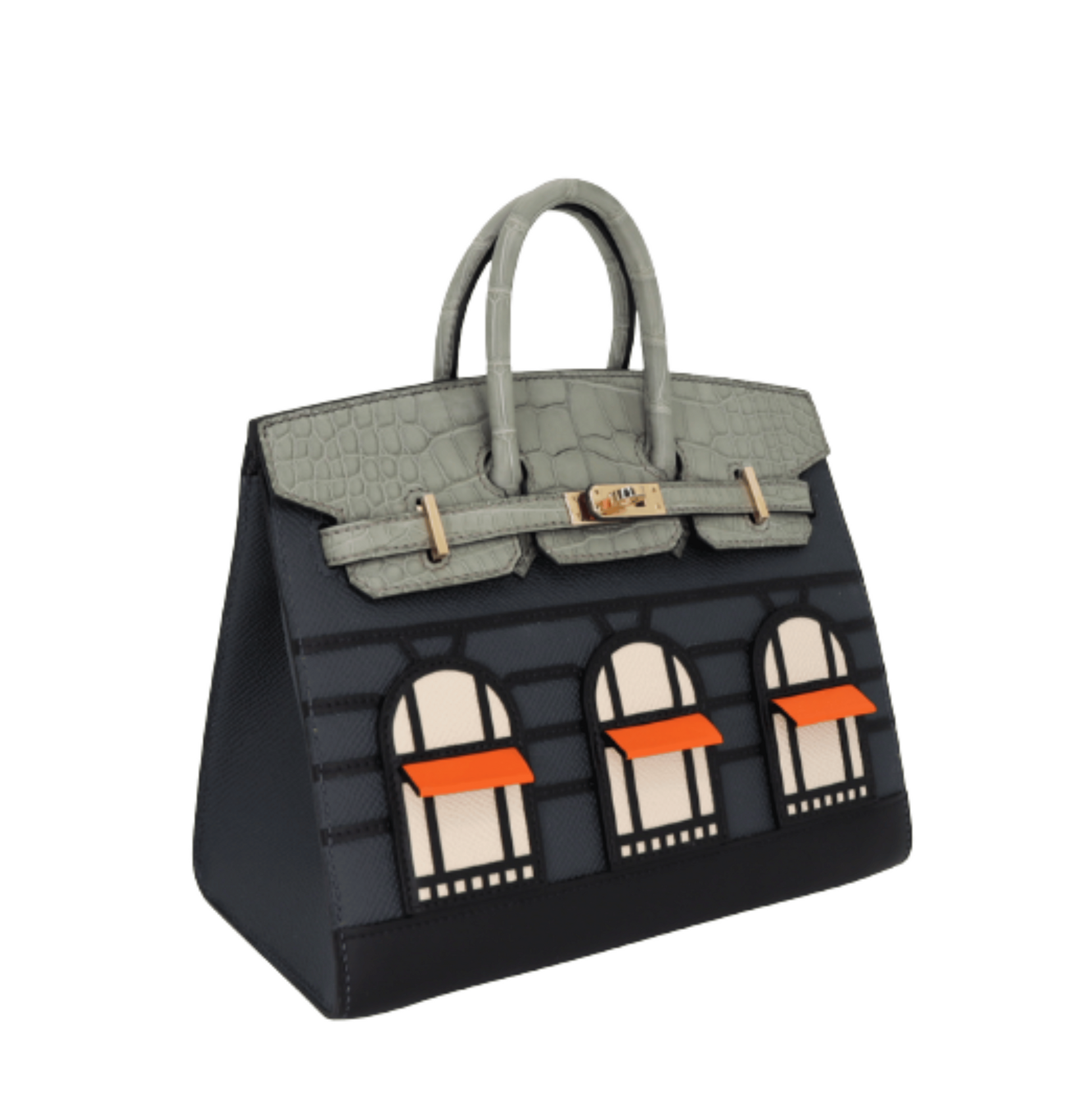 Hermès | Birkin 20 Faubourg Gris Misty Matte Alligator Leathers - Free & Fast UAE Shipping