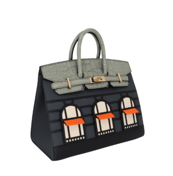 Hermès | Birkin 20 Faubourg Gris Misty Matte Alligator Leathers - Free & Fast UAE Shipping